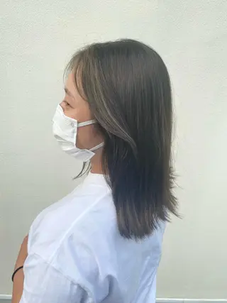 ミディアム カラー カラースペシャリスト しょう🧑🏼‍🎨のヘアスタイル