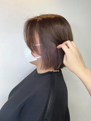 ミディアム SANA推し美容師 CHISA🍒のヘアスタイル