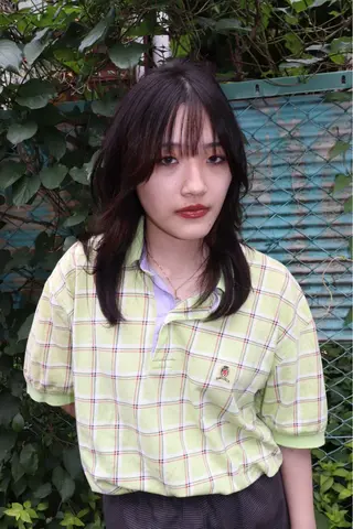 ミディアム カラー ヘアアレンジ @kyoniyy KYONIのヘアスタイル