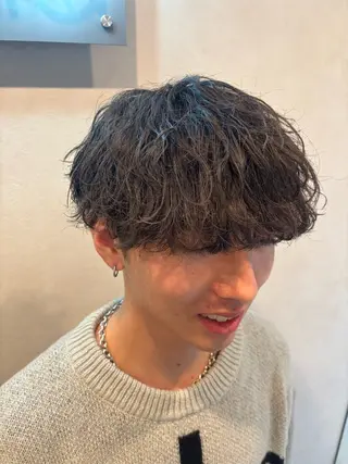 ショート ✨透明感カラー/メン ズパーマ/トレンドのヘアスタイル