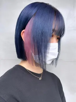 ミディアム カラー 🧸艶々韓国ヘア 🧁mizunaのヘアスタイル