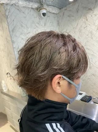 カラー パーマ&ブリーチ /飯牟田/GEAR.のヘアスタイル