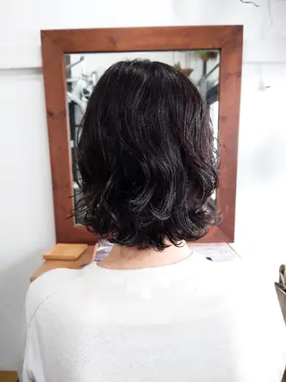 ミディアム 【pejite】 小沼 勇貴のヘアスタイル