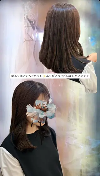 カラー KURAKU所属・無料パーマモデル/ 🌟ひまり🌟のヘアスタイル