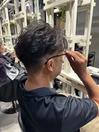 ミディアム パーマ メンズ Dxxxx III所属・女性目線の大人 メンズ*Ayakaのヘアスタイル