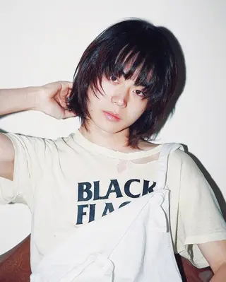 ショート メンズ ボブパーマコテ巻き風 パーマNo1深江秀平のヘアスタイル