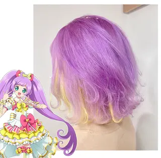 ショート カラー GARU-ガル-所属・TSUNO🦖 派手髪/オタク美容師のヘアスタイル