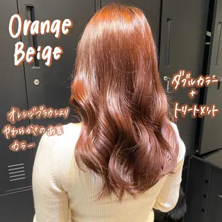 ロング カラー 暖色艶color / ボブ🦩Rioのヘアスタイル