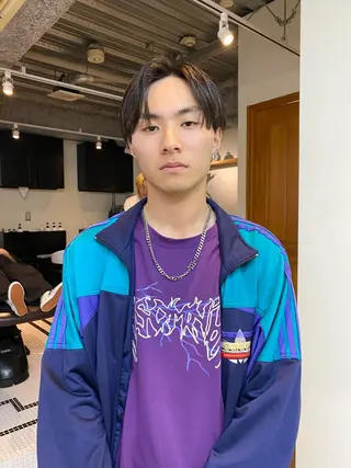 ショート メンズ おしゃれパーマ メンズ特化/みーまんのヘアスタイル