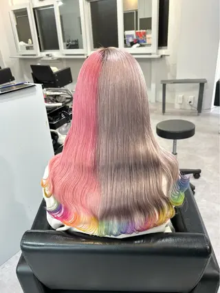 ロング カラー Cielro【 シェイロ 】所属・Cielro/ダブル カラー/西田咲希のヘアスタイル