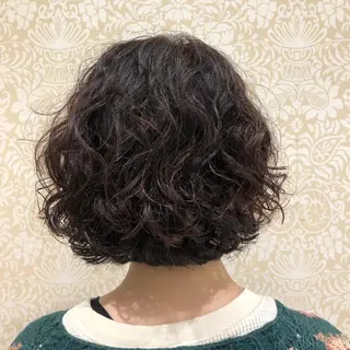 ミディアム カラー パーマ 🐠寒色系×パーマ 櫻井　麿偉🐏のヘアスタイル