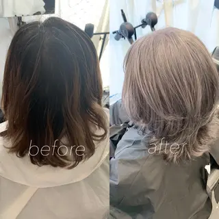 セミロング カラー レイヤーカット/艶髪 ✨💭KIRARIのヘアスタイル