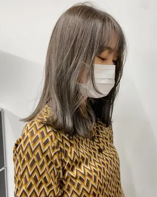 セミロング ୨୧柔らかいカラー nozomi ୨୧のヘアスタイル