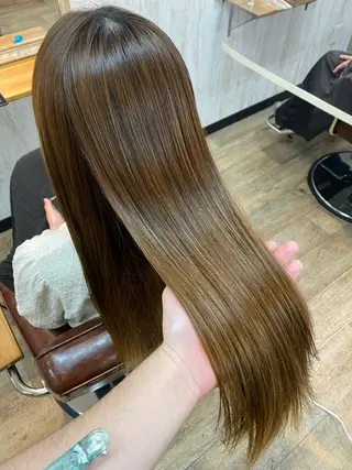 ロング 🫧‪縮毛矯正 かとうよしき🫧のヘアスタイル