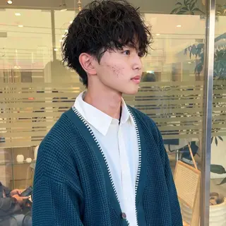 パーマ [メンズ限定] ASH瀬谷大久保誠人のヘアスタイル