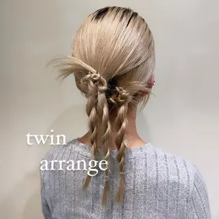 ロング ヘアアレンジ ボブパーマ ♡ヨシカワハナコのヘアスタイル