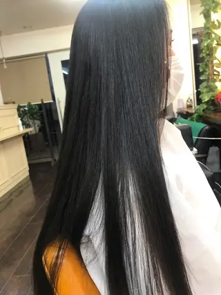ロング パーマ 桧山 真のヘアスタイル
