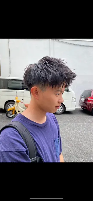 ショート 【阪急六甲 サロン ド ロイ】所属・メンズ特化 岸本 阪急六甲サロンドロイのヘアスタイル