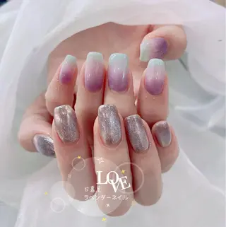 ネイル ラベンダー💖日暮里 ルル💖ネイルのネイルデザイン