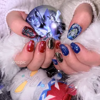 ネイル toyvenail 🖤enaのネイルデザイン