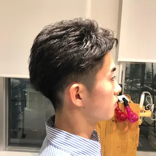 メンズ 🟢ウルフ／スパイラ ルパーマ／大西🟢のヘアスタイル