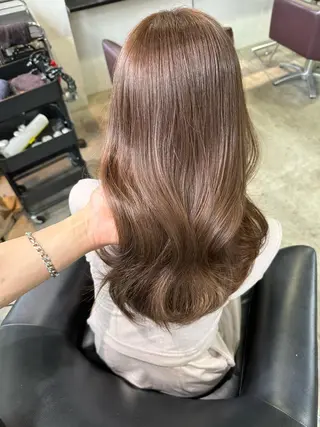 セミロング カラー 韓国風レイヤーカット ryotaのヘアスタイル