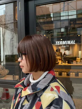 ショート TERMINAL bern所属・縮毛矯正/髪質改善 ヒカルのヘアスタイル