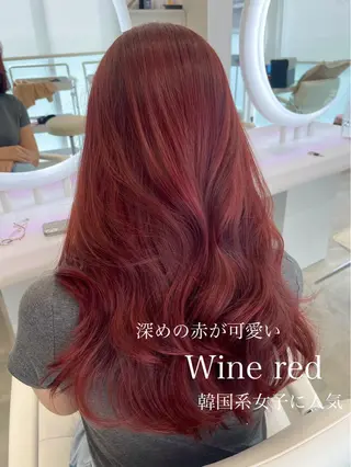 ロング カラー MIYUU NAKAYAMAのヘアスタイル