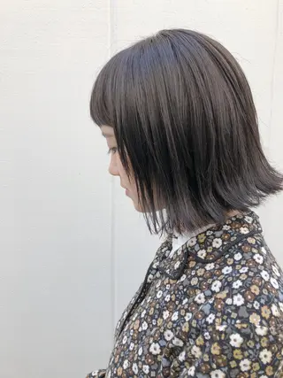 ショート カラー ノグチ ユウキ/ボブのヘアスタイル