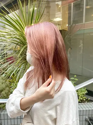 ロング カラー ブリーチ指名No.1 Daikiのヘアスタイル