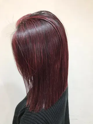 ミディアム カラー 似合わせ/ブリーチ カラー.岡田友仁のヘアスタイル