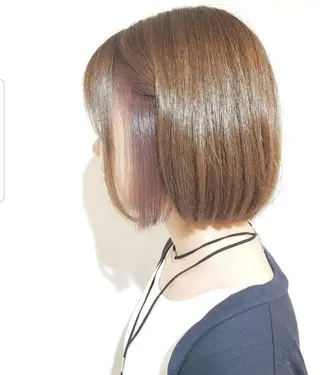 ミディアム カラー 🇰🇷透明感×ハイ トーン🌟tomoのヘアスタイル
