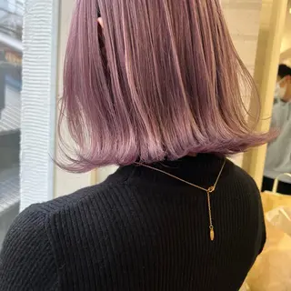 ミディアム カラー ヘアアレンジ 久米 治仁のヘアスタイル