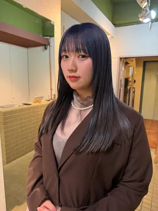 ロング カラー 【haRu ハル】 ゴトウハナのヘアスタイル