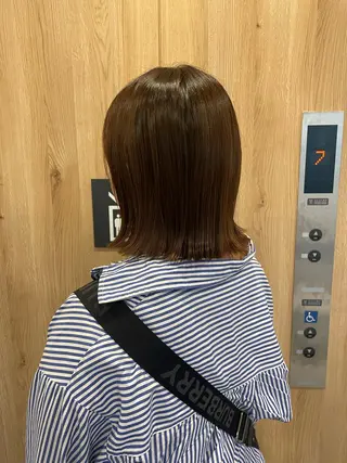 tsuki /天王寺 /カラー/ボブカットのヘアスタイル