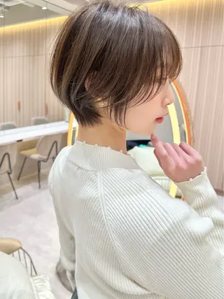 ショート レイヤー❣️縮毛矯正 川村利幸のヘアスタイル