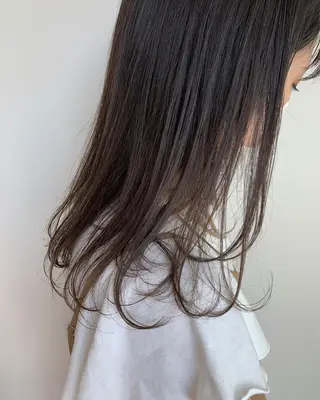 ミディアム カラー ANY/須田 麻人/ハードパーマのヘアスタイル