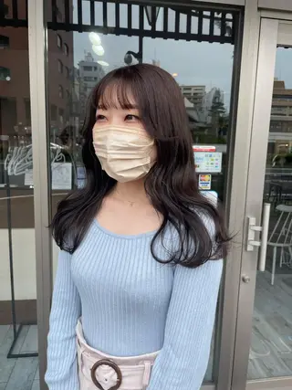 ロング カラー 高橋 みく/ minim 暖色のヘアスタイル