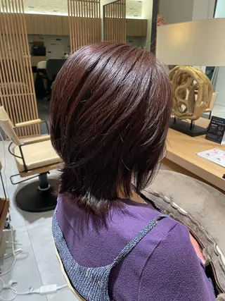 ミディアム 高木 櫻のヘアスタイル