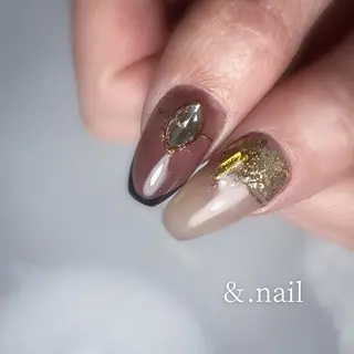 ネイル &.nail/ ニュアンス/持込み可のネイルデザイン