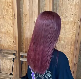 カラー 赤味ゼロ✨️透ける ハイトーン😇ハルキのヘアスタイル