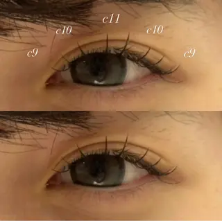 マツエク・マツパ NORA hinataのマツエク・マツパデザイン