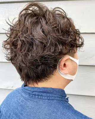 パーマ メンズ フラム所属・WATANABE MISAKIのヘアスタイル