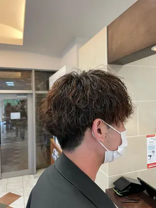 パーマ メンズ 千葉 香奈のヘアスタイル