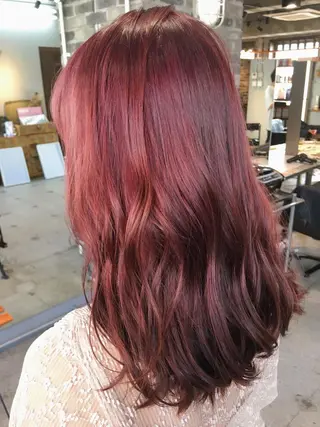 ロング カラー パーマ 代表 中島貴志のヘアスタイル