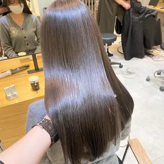 ロング カラー 韓国🇰🇷透明感 ERIのヘアスタイル