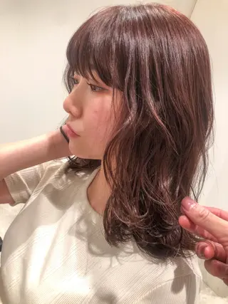 セミロング カラー センスをお届けします 大谷将生INFPのヘアスタイル