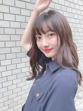 ロング カラー ヘアアレンジ 【公式】amble luxe池袋東口🩷のヘアスタイル