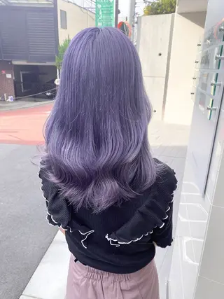 ロング カラー 透明感カラー/ kazusaのヘアスタイル