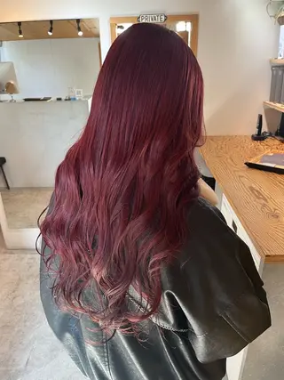 ロング カラー ヘアアレンジ 🫧透明感カラー/ ナルハ🫧のヘアスタイル